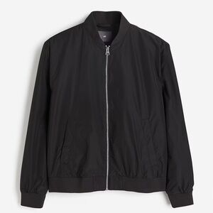 H&M Men's Black Bomber Jacket